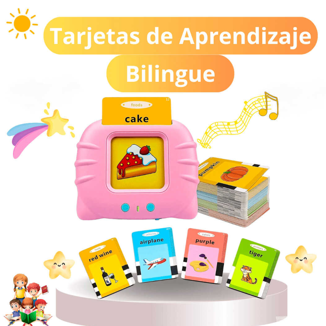 Lector de Tarjetas Bilingüe + 255 Cartas - Inteligentes desdes pequeños!