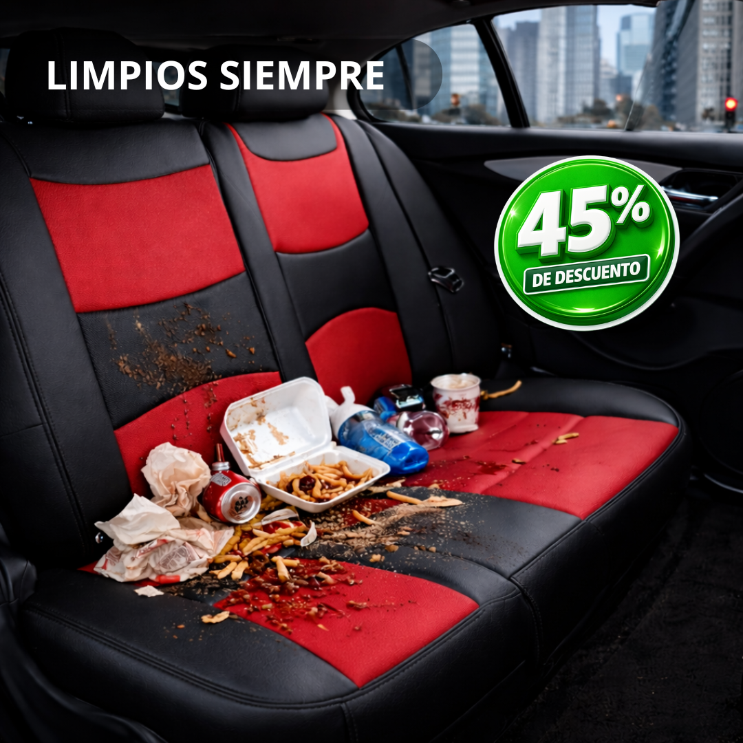 Pack Fundas Auto Premium - Fácil Limpieza – Asientos impecables!