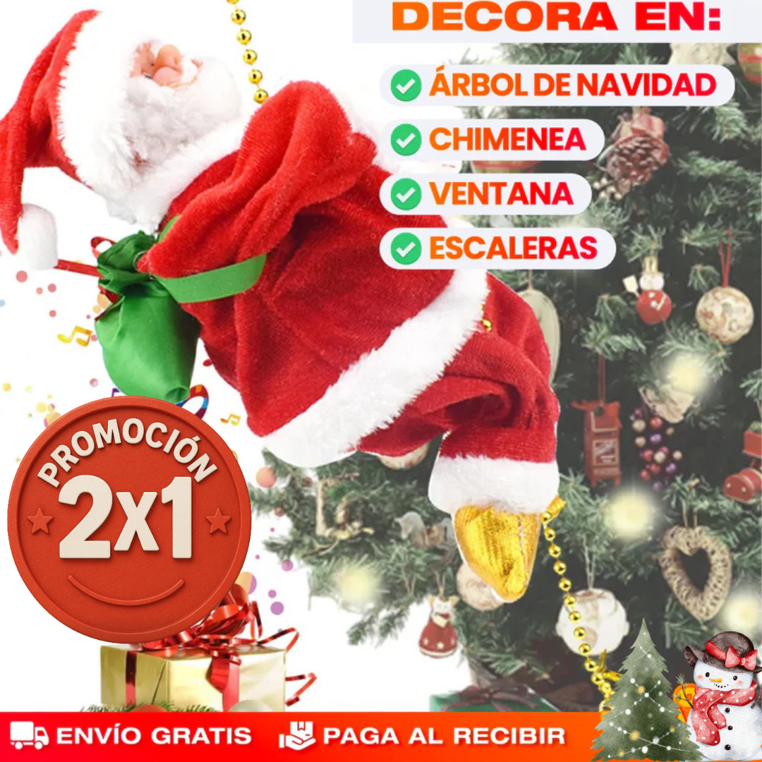 2X1 Magic Santa – Escalador Animado - Tu navidad inolvidable!