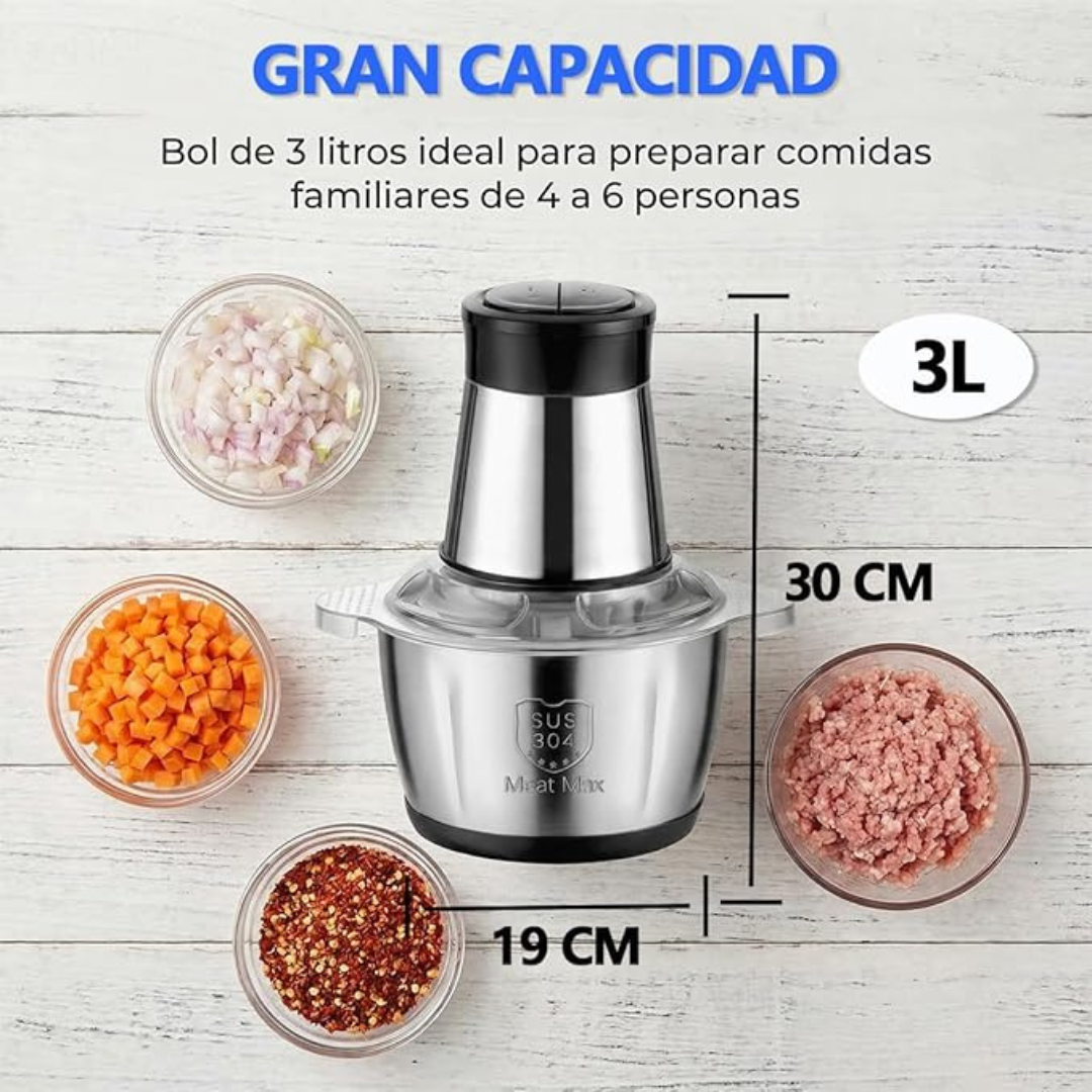 Picadora Eléctrica Pro – Alta Calidad – Practica y Potente para tu cocina!