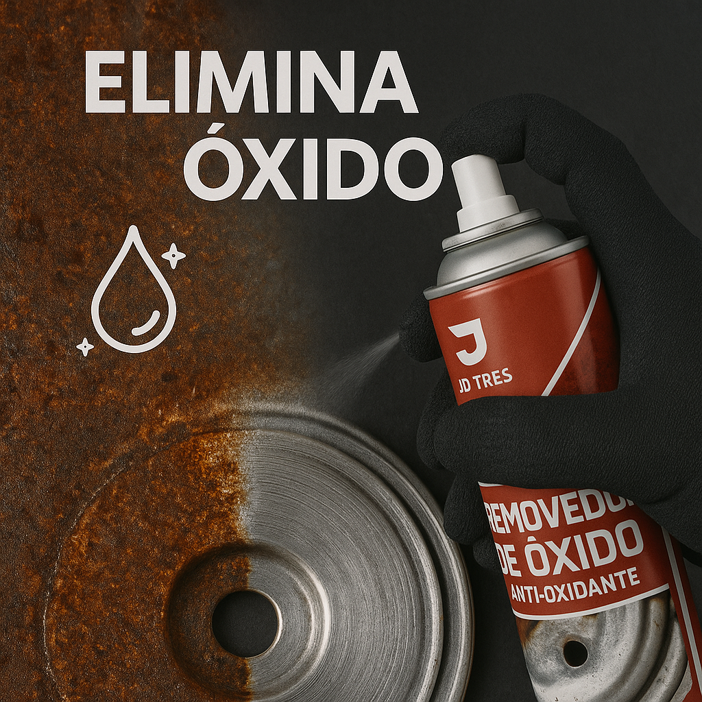 Removedor de Óxido en Spray (2x1): Fácil y Duradero!