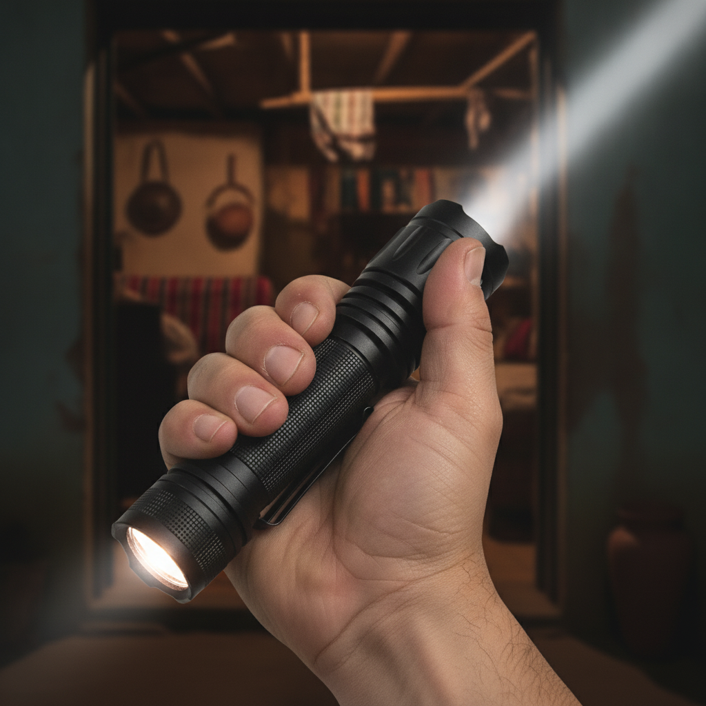 Linterna Táctica con Zoom – 1200 Lúmenes – Recargable — imagen 3