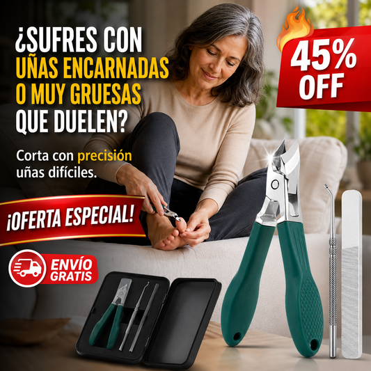 Cortauñas Preciso – Alivia Uñas Encarnadas – Adiós al Dolor!