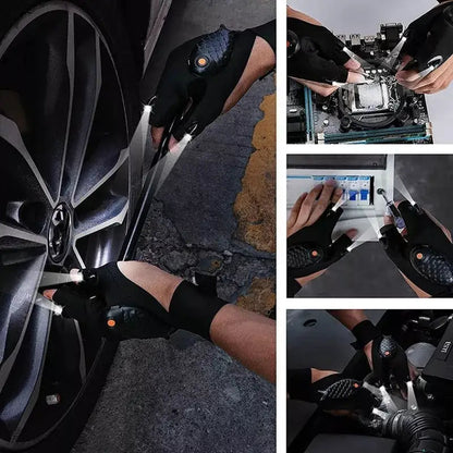 2x1 Guantes PowerLuz: ilumina con manos libres!