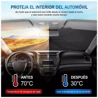 Protector Solar de Auto – Plegable, Estético y Funcional!