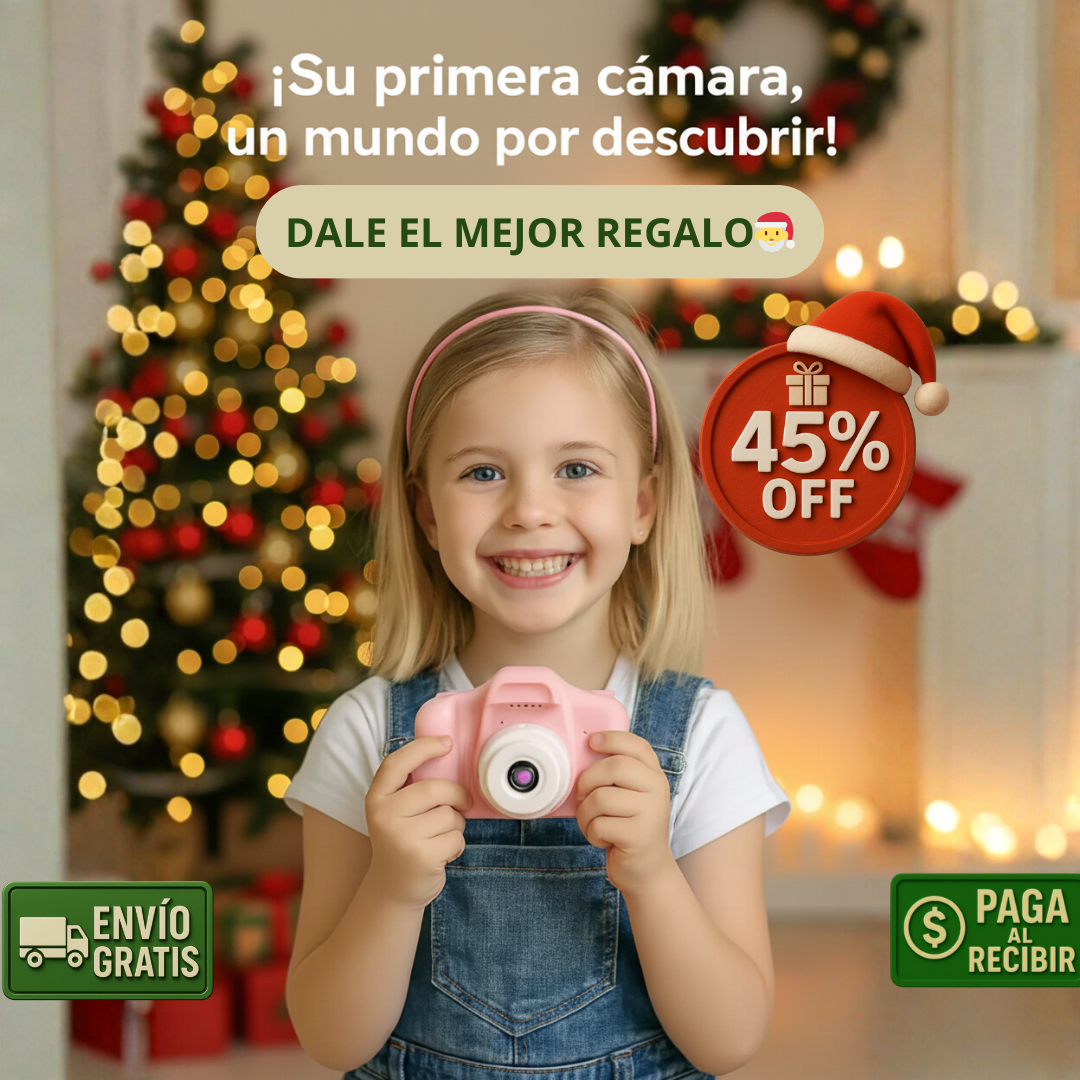 MiniCam Pocket – Su primera cámara compacta - Niños felices!
