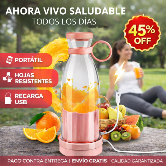 Licuadora Portátil – Batidos Instantáneos – Energía en Movimiento!