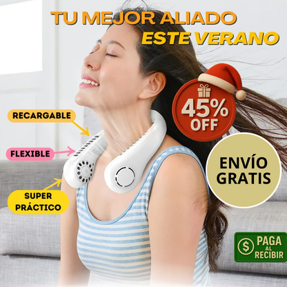 Ventilador de Cuello – Turbo Air – Tu Clima Portátil!