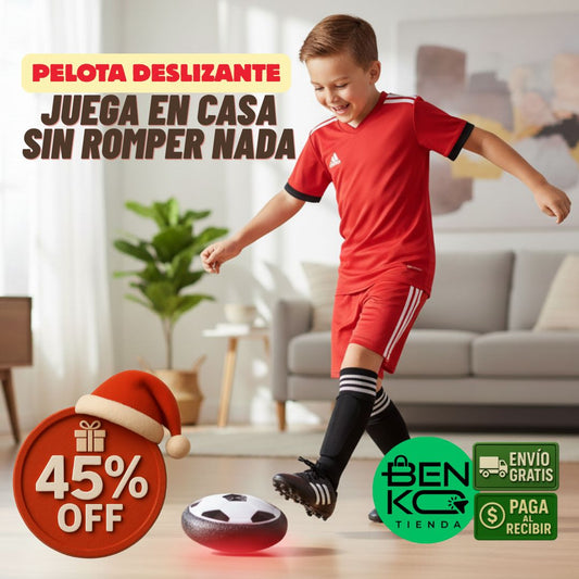 Pelota Deslizante LED – Juego Activo dentro de casa - No pararán de disfrutar!