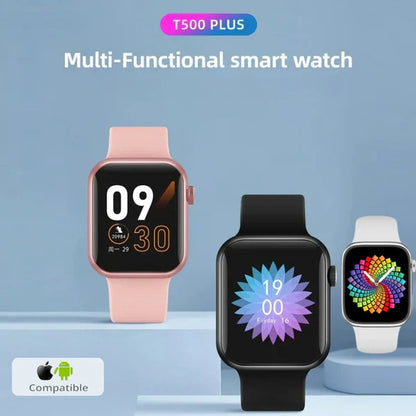 Reloj Inteligente T500 – Salud, notificaciones y estilo!