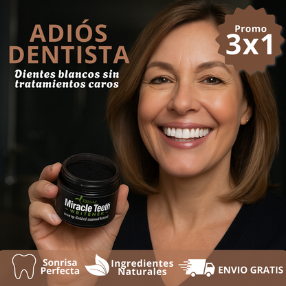 Pack 3x1 Blanqueador dental 100% natural – Sonrisa más blanca en dias!