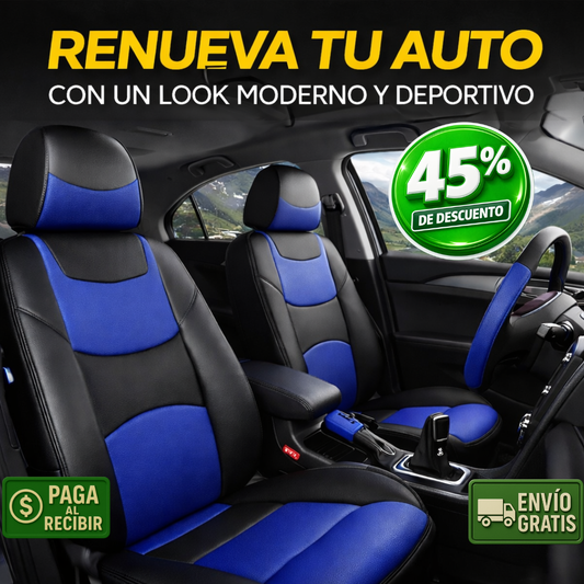 Pack Fundas Auto Premium - Fácil Limpieza – Asientos impecables!