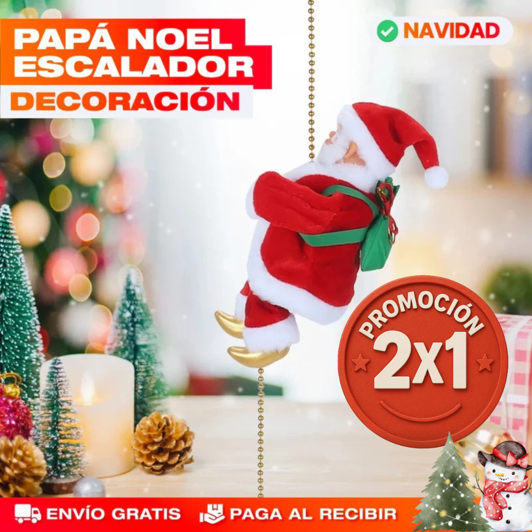2X1 Magic Santa – Escalador Animado - Tu navidad inolvidable!