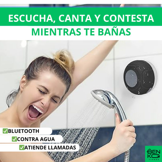 Parlante Bluetooth Para La Ducha: Canta y escucha donde más te gusta!