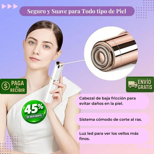 Removedor de Vello Facial – Precisión Suave – Uso Diario!
