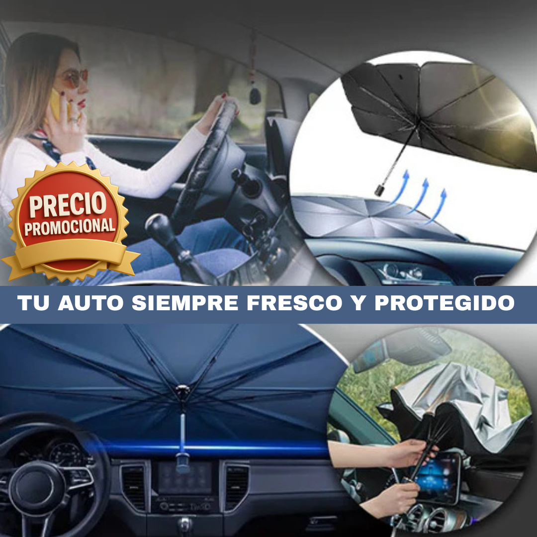Protector Solar de Auto – Plegable, Estético y Funcional!