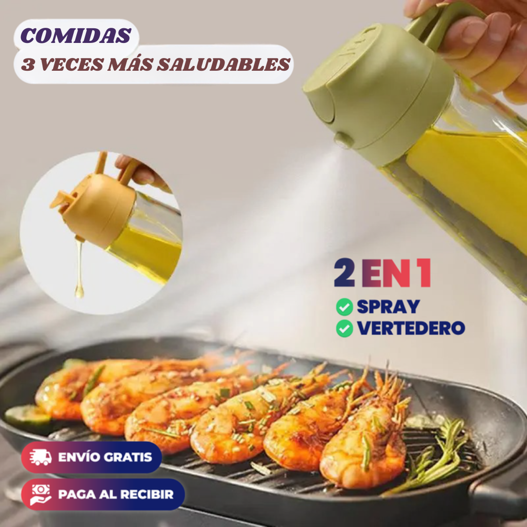 SprayChef 2 en 1: Precisión sin desperdicio!