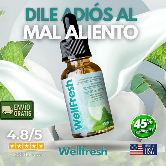 Well Fresh™ | Gotas naturales para el mal aliento !