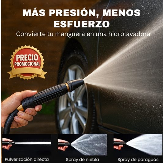 Hidrolavadora Portátil – Autonomía Total – Presión inalámbrica para todo uso!