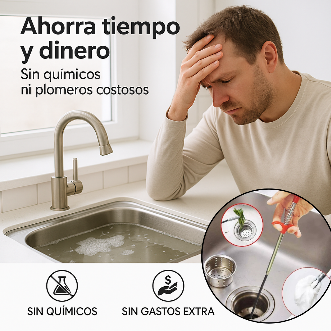 DrenaFix3: Destapa en segundos sin Esfuerzo!