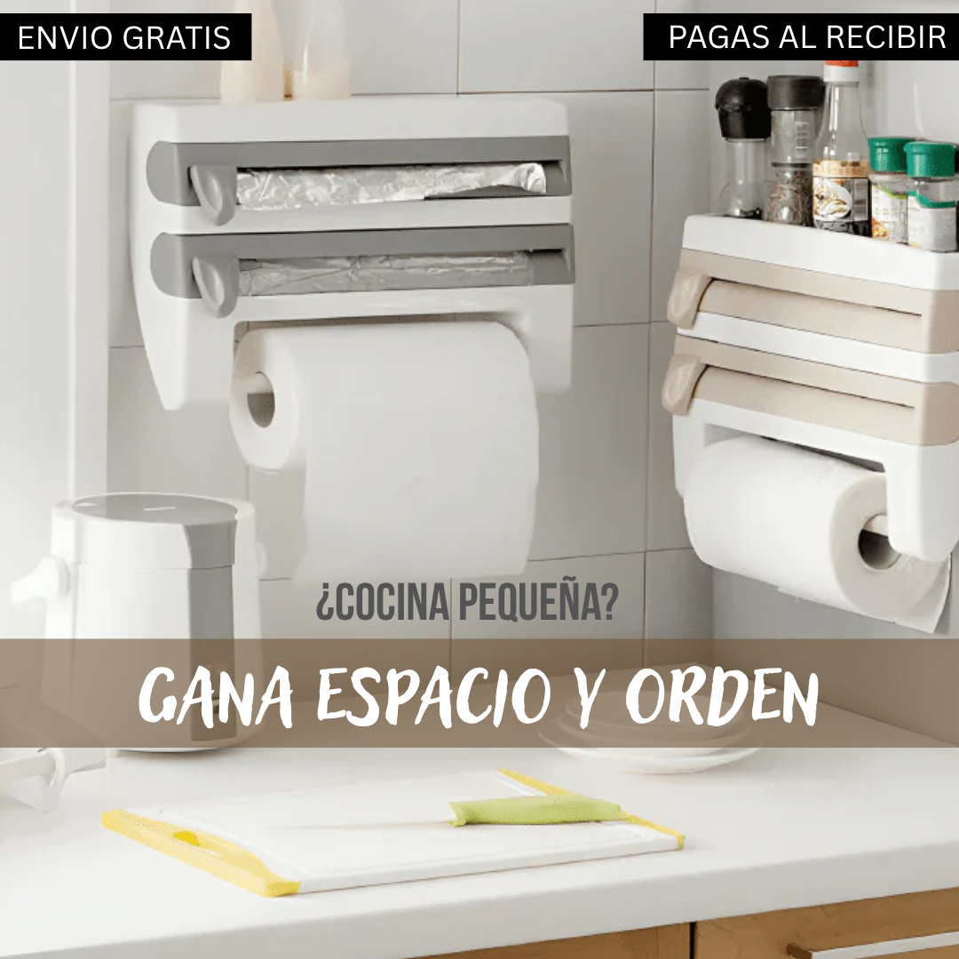 Organizador 4 en 1 – Gana Espacio en tu Cocina!