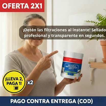 2X1 Adhesivo Impermeable - Sella Filtraciones - Repara grietas y goteras!