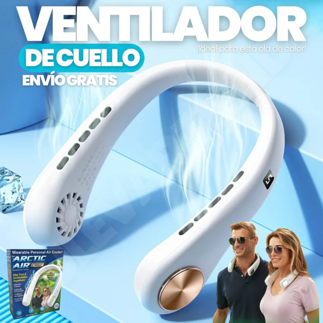 Ventilador de Cuello – Turbo Air – Tu Clima Portátil!