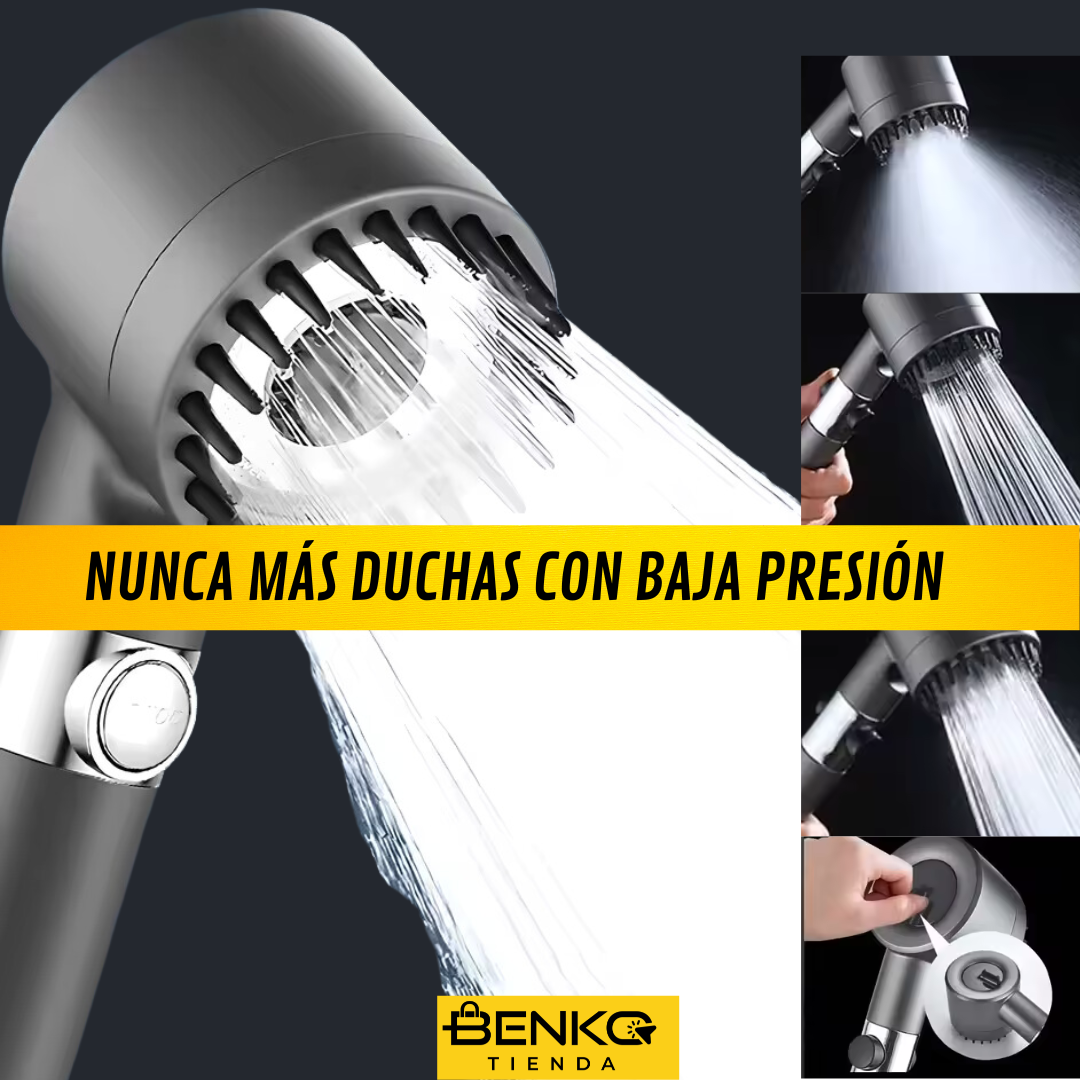 Cabezal Ducha Alta Presión + Filtro Agua GRATIS!