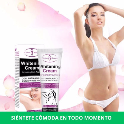 Crema Blanqueadora : Aclara en segundos esas zonas que incomodan!