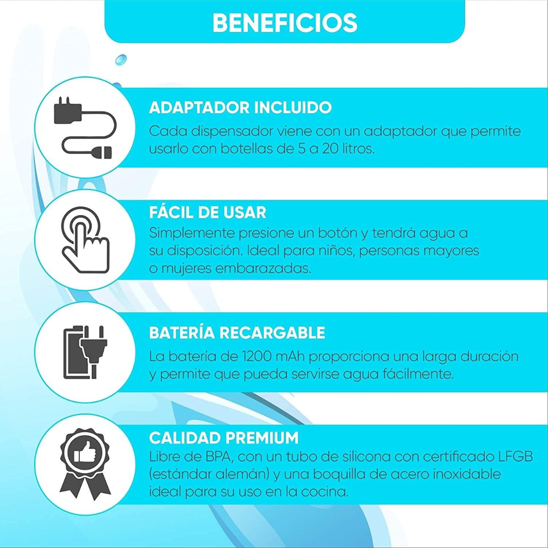 2x1 DispenMax: Sirve con un dedo!