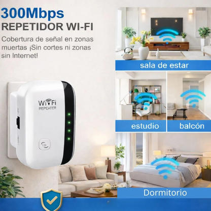 Repetidor WiFi Pro – Alta Cobertura – Sin Zonas Muertas!