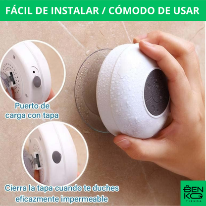 Parlante Bluetooth Para La Ducha: Canta y escucha donde más te gusta!