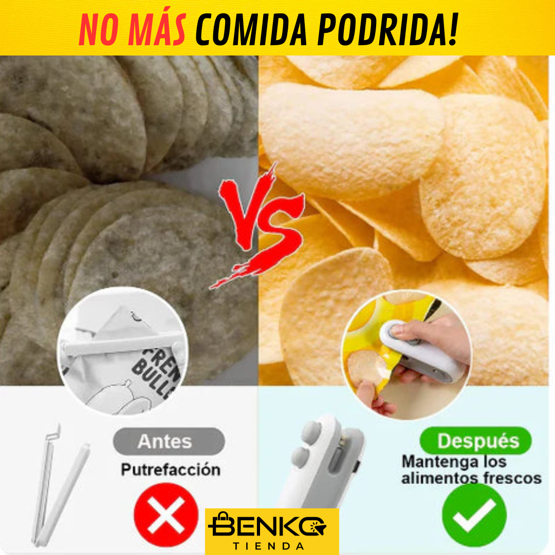 Sellador de Bolsas Recargable!
