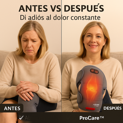 Rodillera eléctrica:  Masaje + Calor terapeutico + Alivio