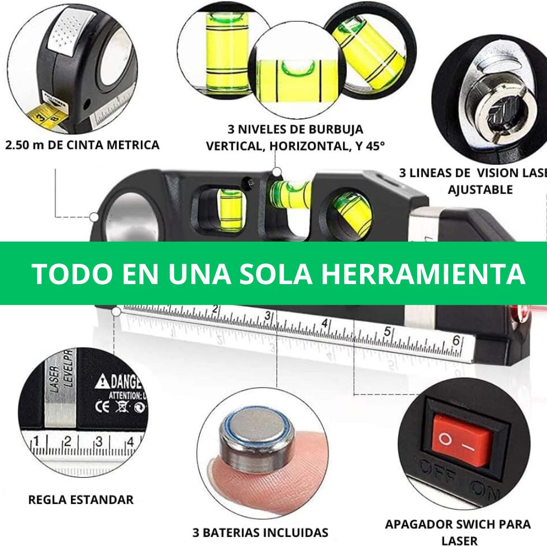 Láser Regla Inteligente – La Todo-en-Uno que Necesitas