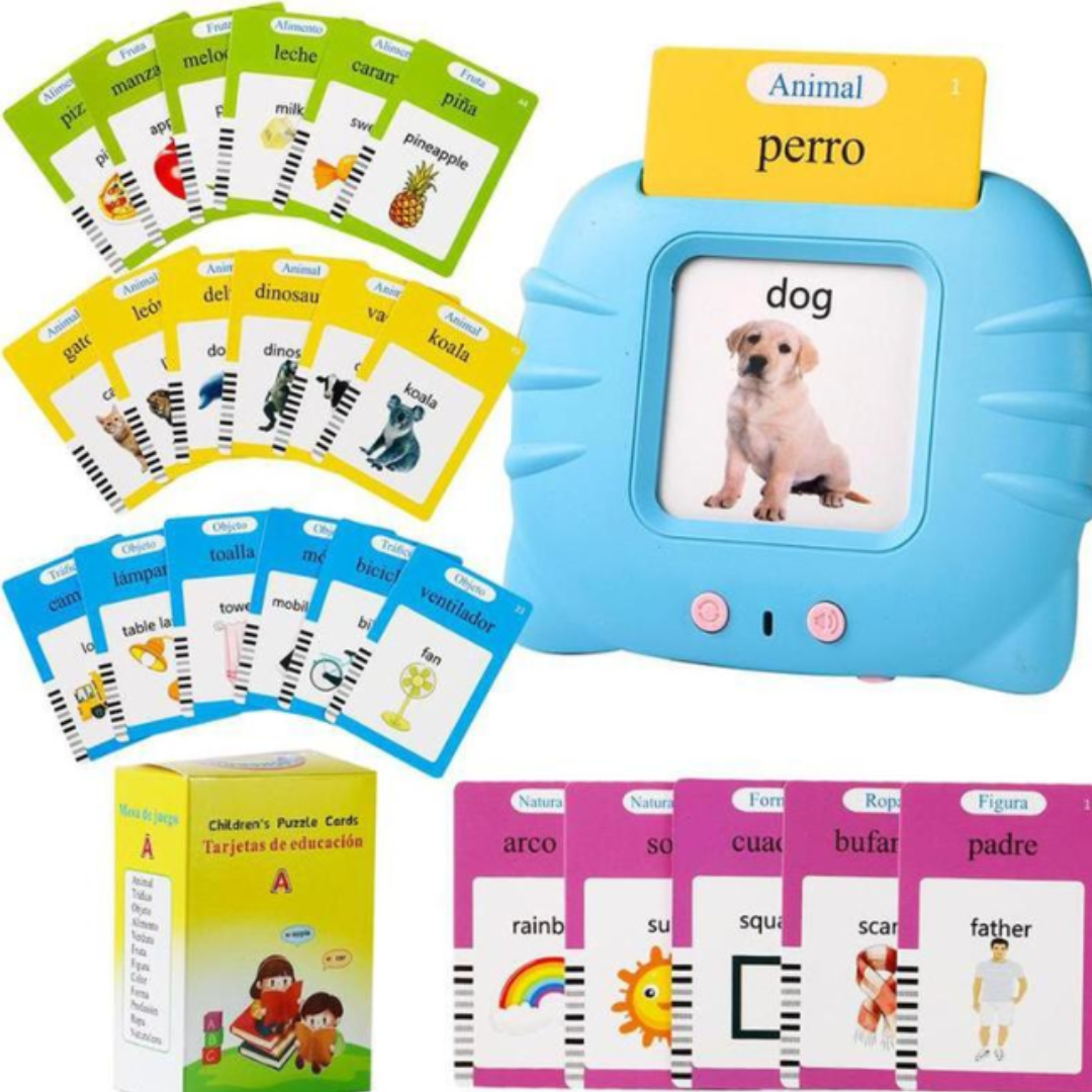 Lector de Tarjetas Bilingüe + 255 Cartas - Inteligentes desdes pequeños!