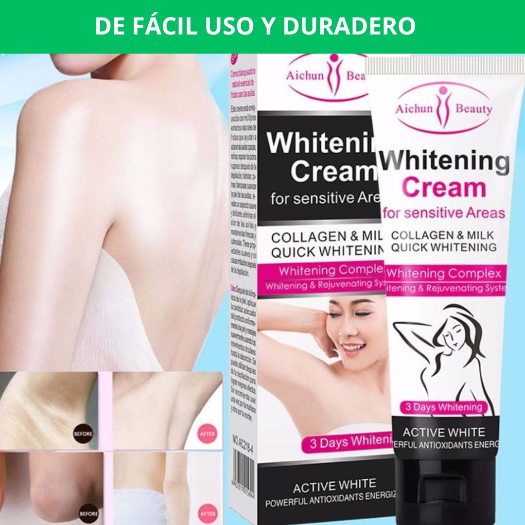 Crema Blanqueadora : Aclara en segundos esas zonas que incomodan!
