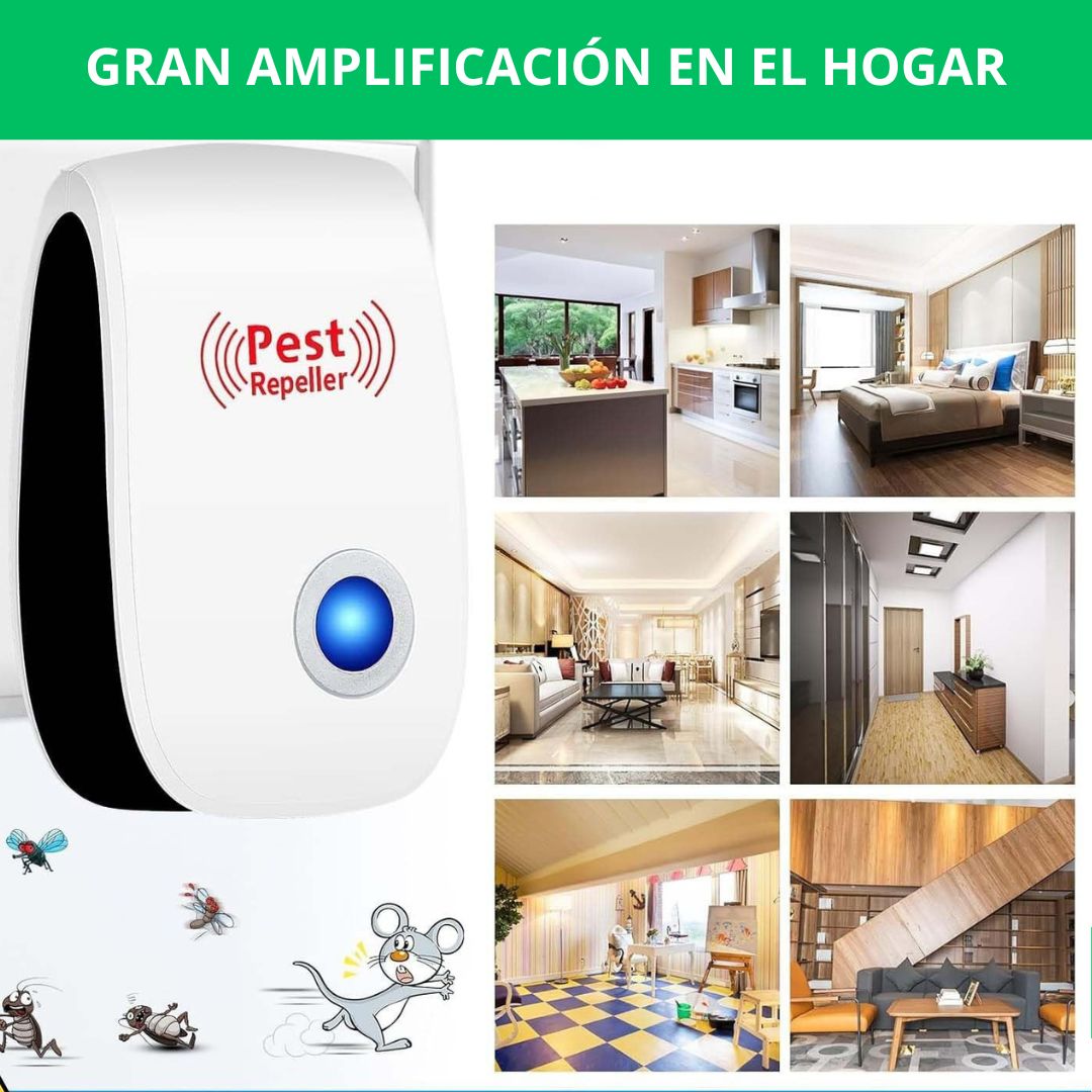 2x1  REPELENTE ULTRASÓNICO: Protección Total sin Veneno!