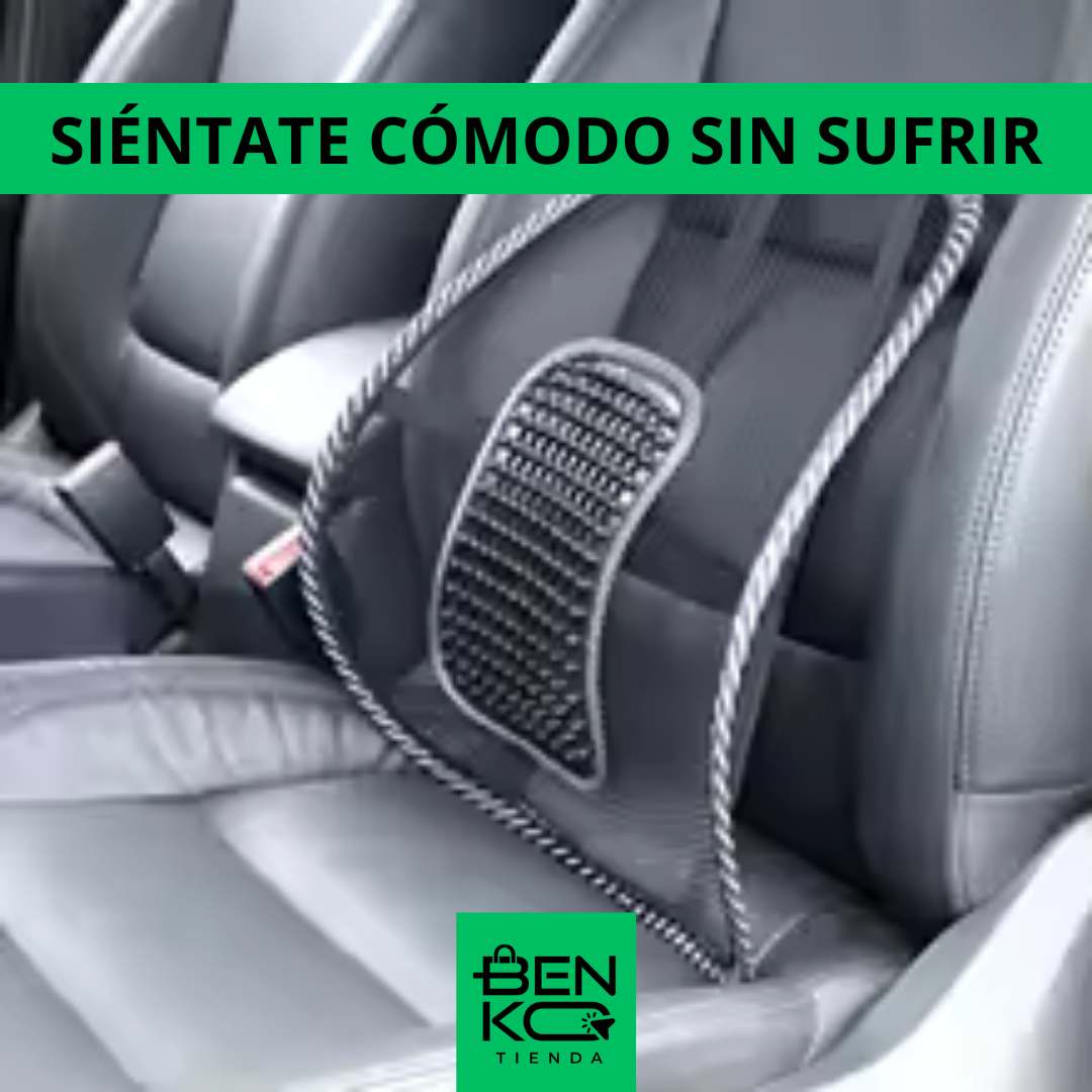 Cojín Lumbar Antidolor: Comodidad adaptable en cualquier silla!