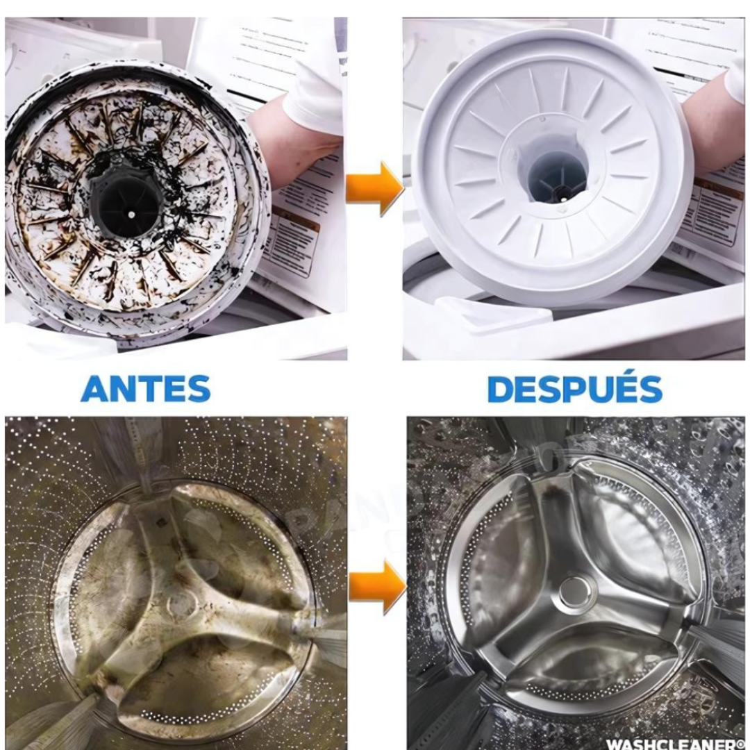 Pastillas Lavadora Pro – Limpieza interior total - Extiende su vida útil!