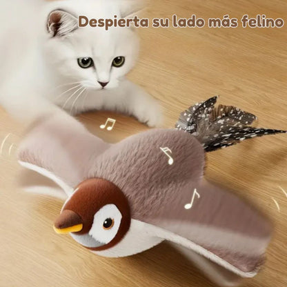 Pajaro Volador - Estimula su insistinto cazador - Diversión para gatos!