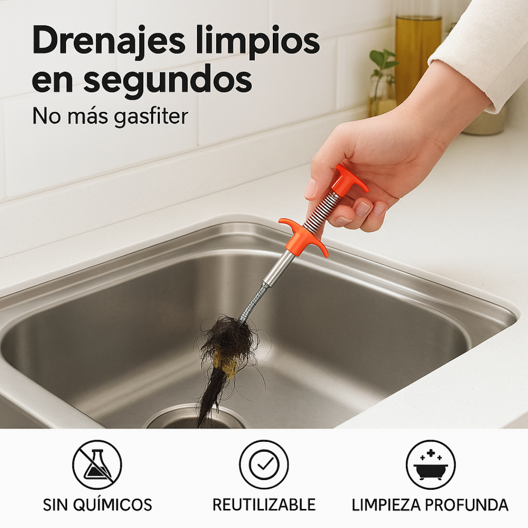 DrenaFix3: Destapa en segundos sin Esfuerzo!