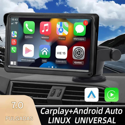 Pantalla Smart 7” – CarPlay & Android Auto – Auto Inteligente y conectado!