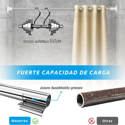 Promo 2x1:  La Barra Extensible Multiuso! (Para Baño + Para Ropa)