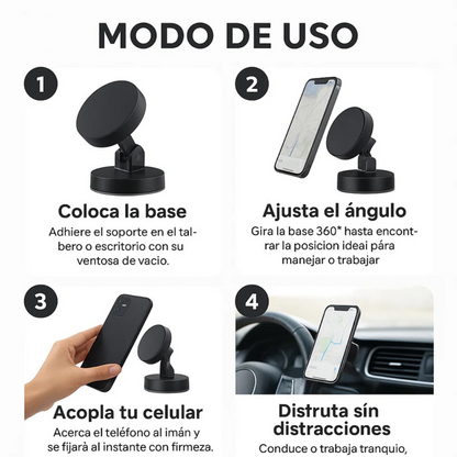 MagPro Succión Pro – Soporte PREMIUM para todos los teléfonos!