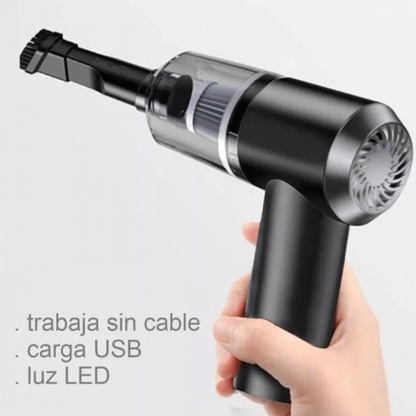 Aspiradora Sopladora 2 en 1 – Sin Cables – Limpia Donde Nada Más Llega!