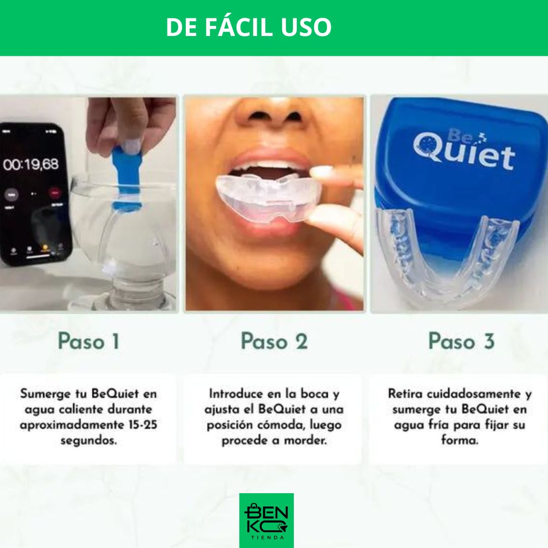 3 en 1: Placa Anti Bruxismo, Apnea y Ronquido