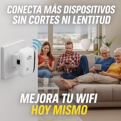 Repetidor WiFi Pro – Alta Cobertura – Sin Zonas Muertas!