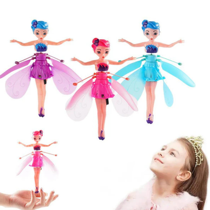 Hada Voladora Recargable -  Vuelo Automático – Brillo y Fantasía!