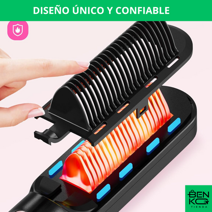 Cepillo Alisador de Cabello Profesional : Transfórmate en SEGUNDOS!